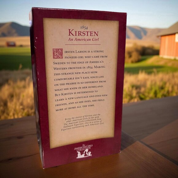 NEW 1854 Kirsten An American Girl Handcrafted Figurine In 2002 Box - Picture 5 of 5